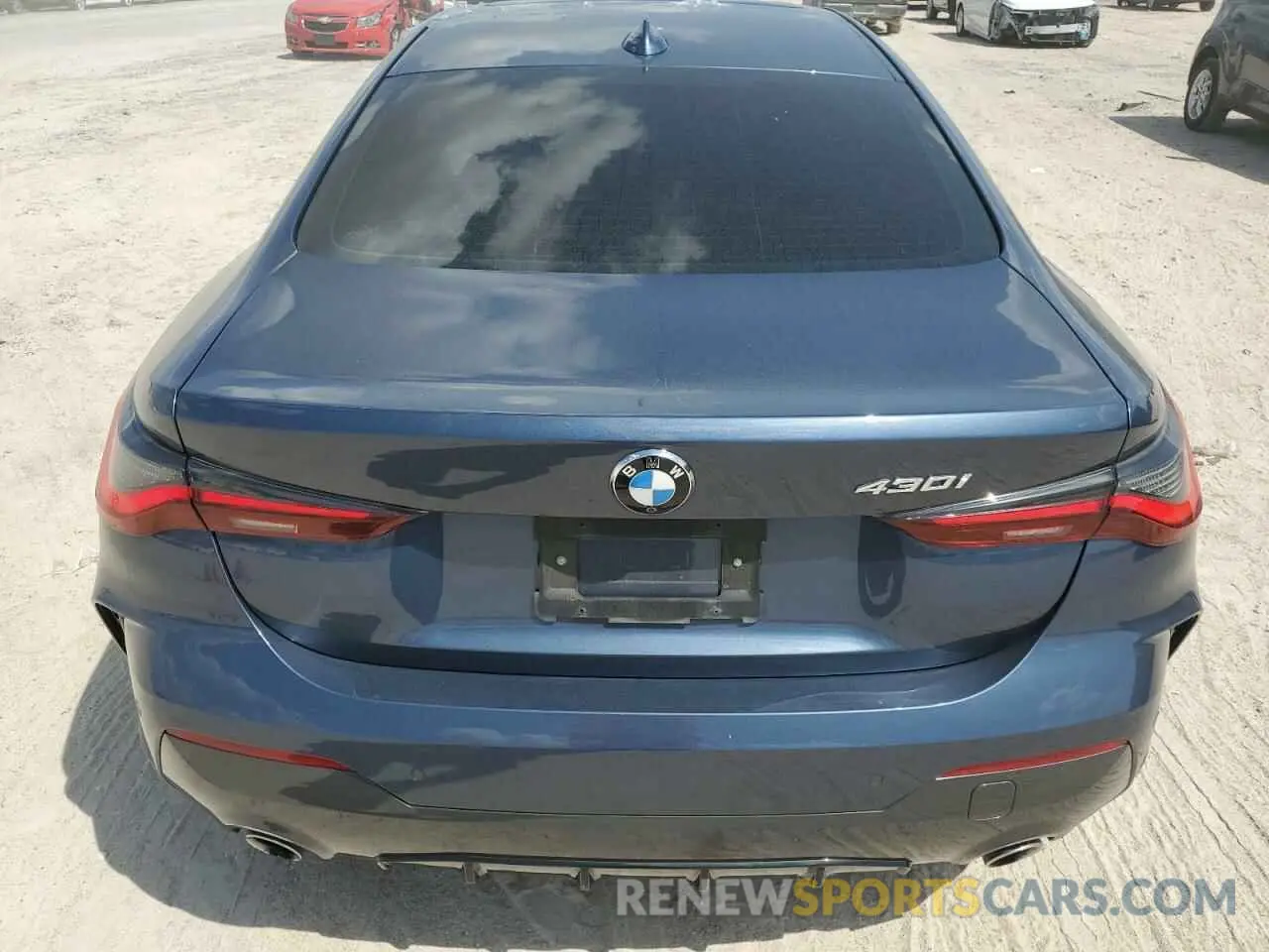6 fotografías del automóvil dañado WBA53AP07MCF42936 BMW 4 SERIES 2021