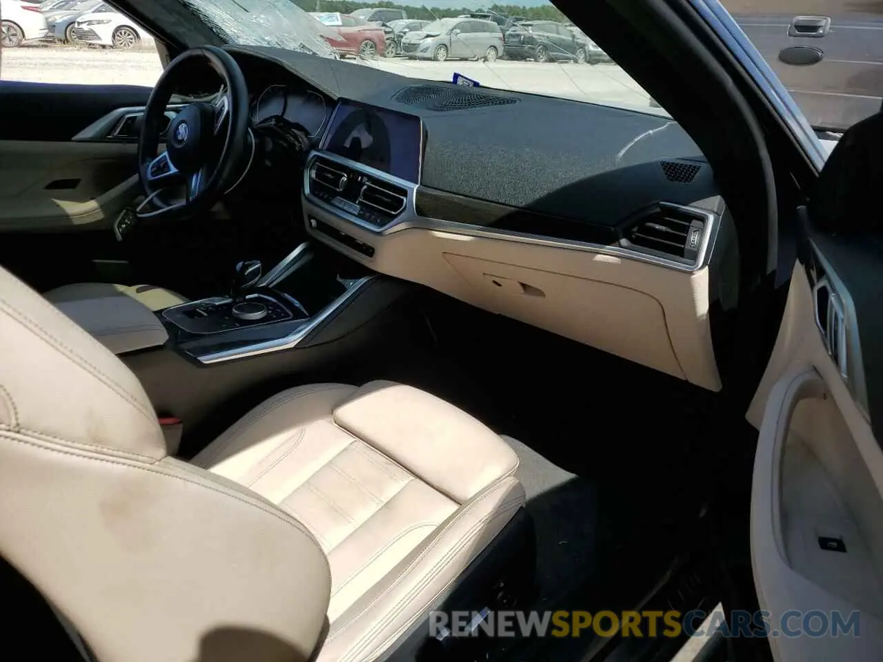 8 fotografías del automóvil dañado WBA53AP07MCF42936 BMW 4 SERIES 2021