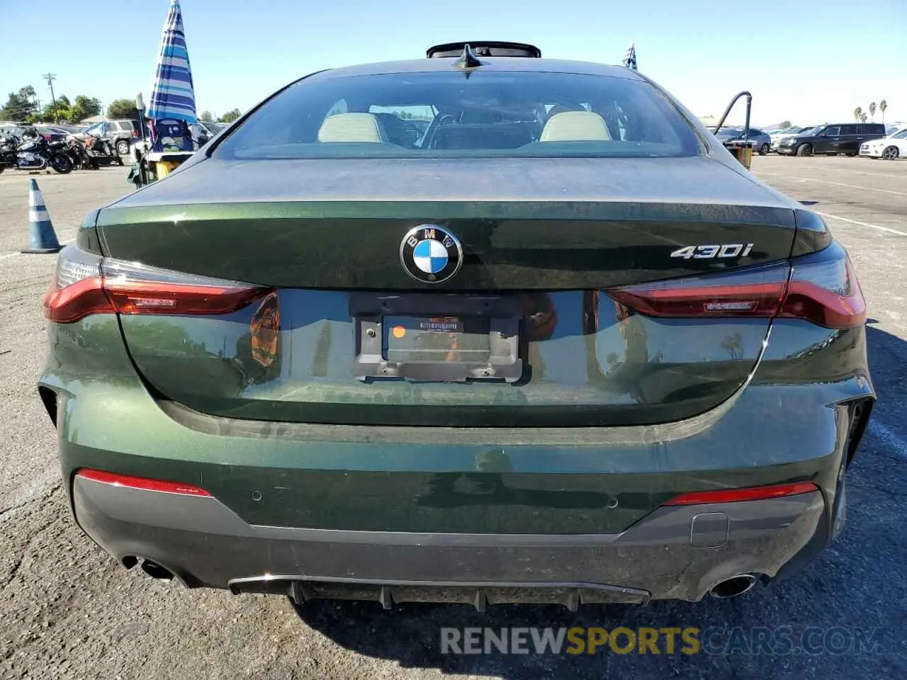 6 fotografías del automóvil dañado WBA53AP07MCG39926 BMW 4 SERIES 2021