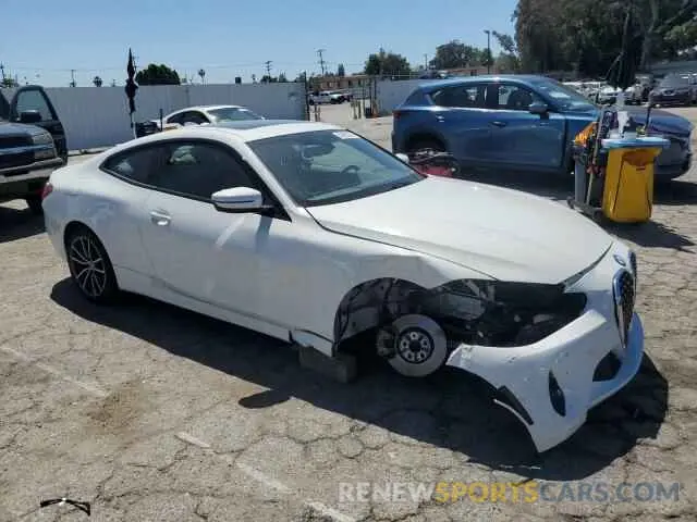 4 fotografías del automóvil dañado WBA53AP09MCG29916 BMW 4 SERIES 2021
