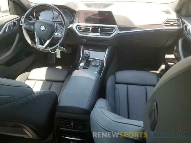 8 fotografías del automóvil dañado WBA53AP09MCG29916 BMW 4 SERIES 2021