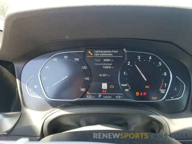 9 fotografías del automóvil dañado WBA53AP09MCG29916 BMW 4 SERIES 2021