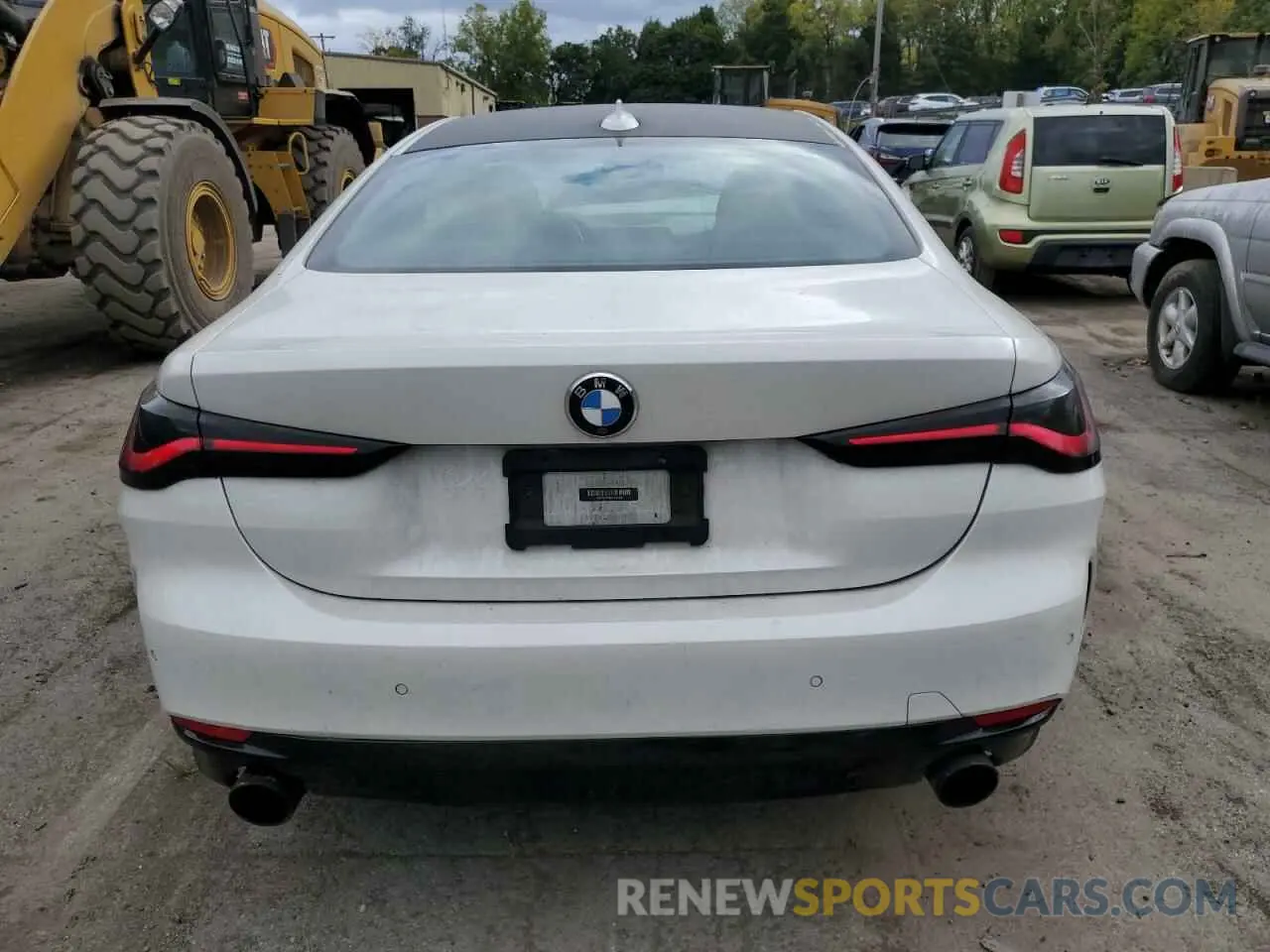 6 fotografías del automóvil dañado WBA73AP06MCF95409 BMW 4 SERIES 2021