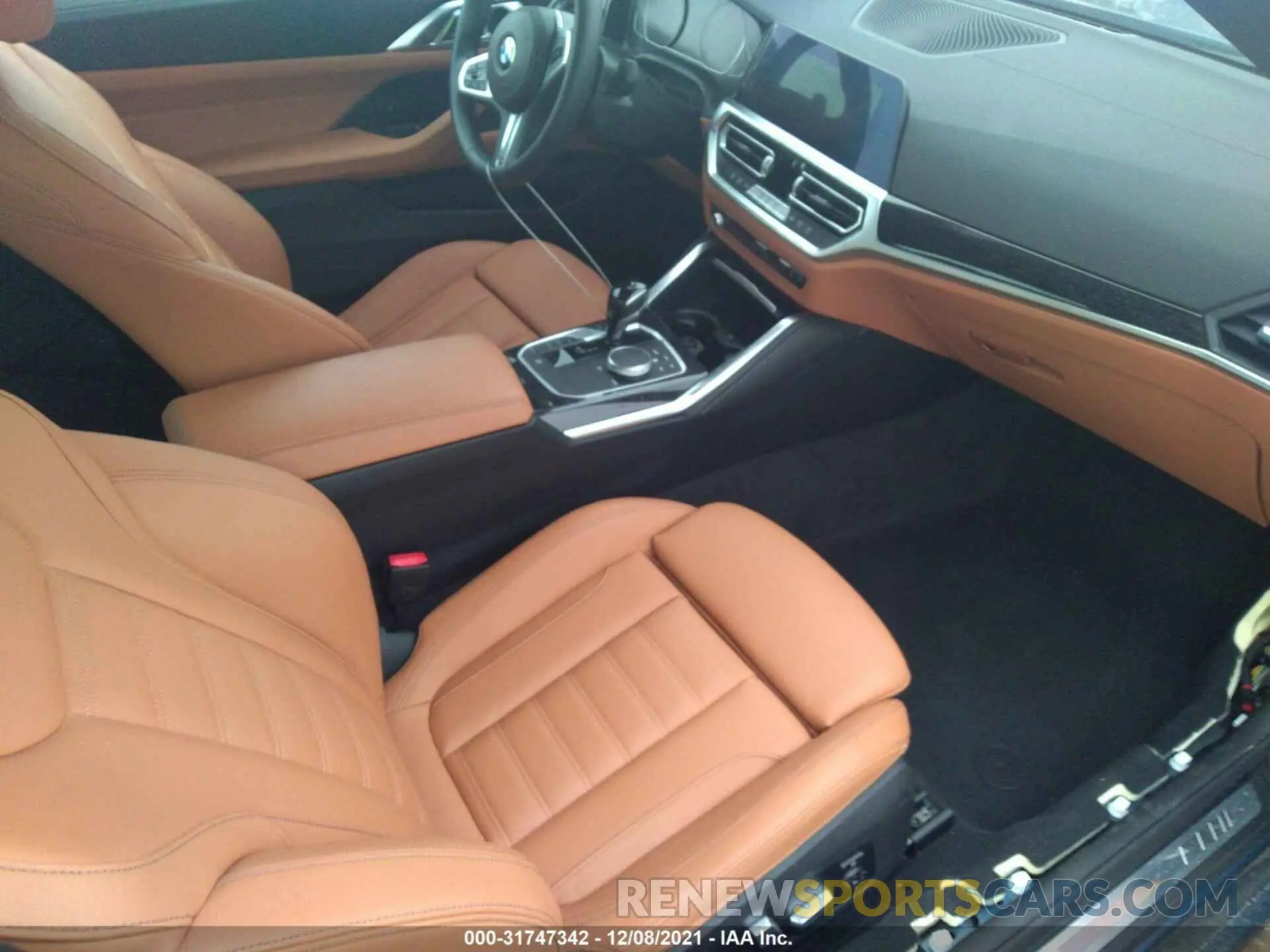 5 fotografías del automóvil dañado WBA73AP06MCG18025 BMW 4 SERIES 2021