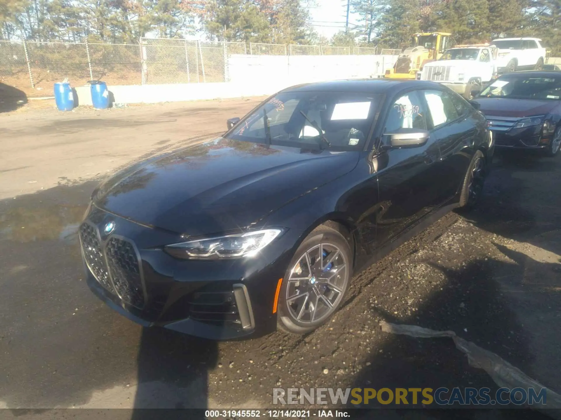 2 fotografías del automóvil dañado WBA13AW04NFL83385 BMW 4 SERIES 2022