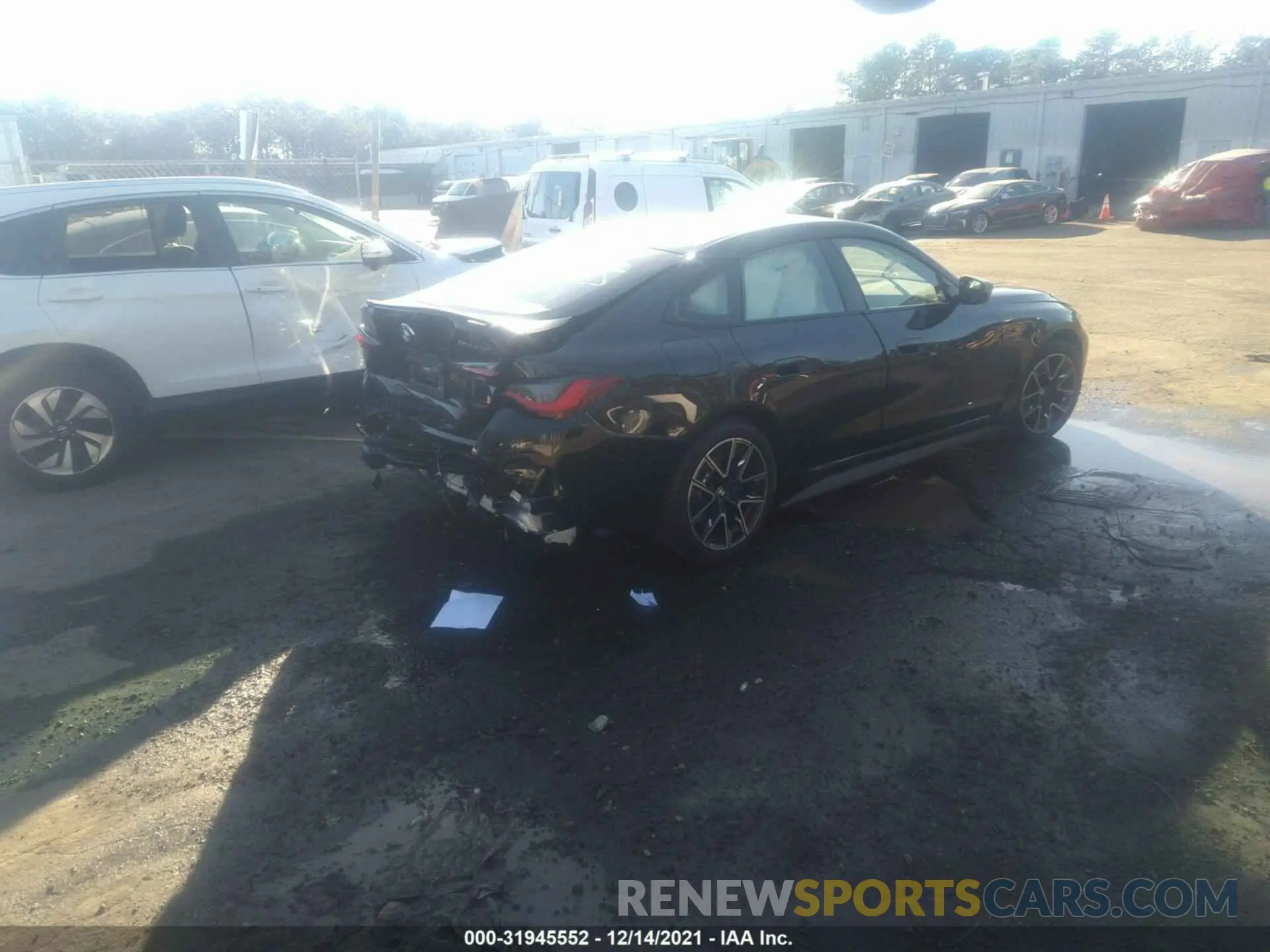 4 fotografías del automóvil dañado WBA13AW04NFL83385 BMW 4 SERIES 2022
