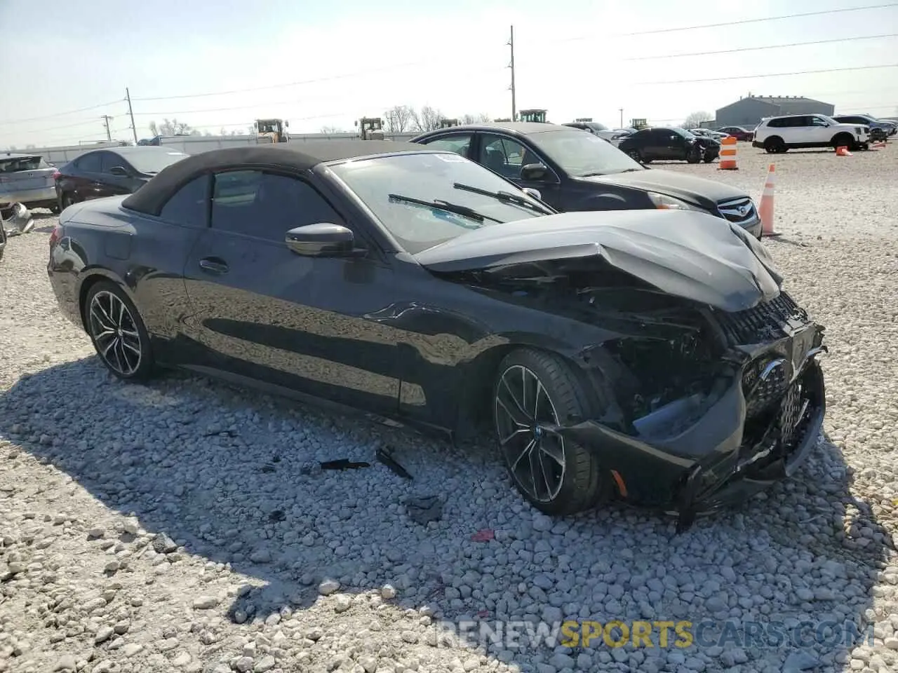 4 fotografías del automóvil dañado WBA23AT03NCH74847 BMW 4 SERIES 2022
