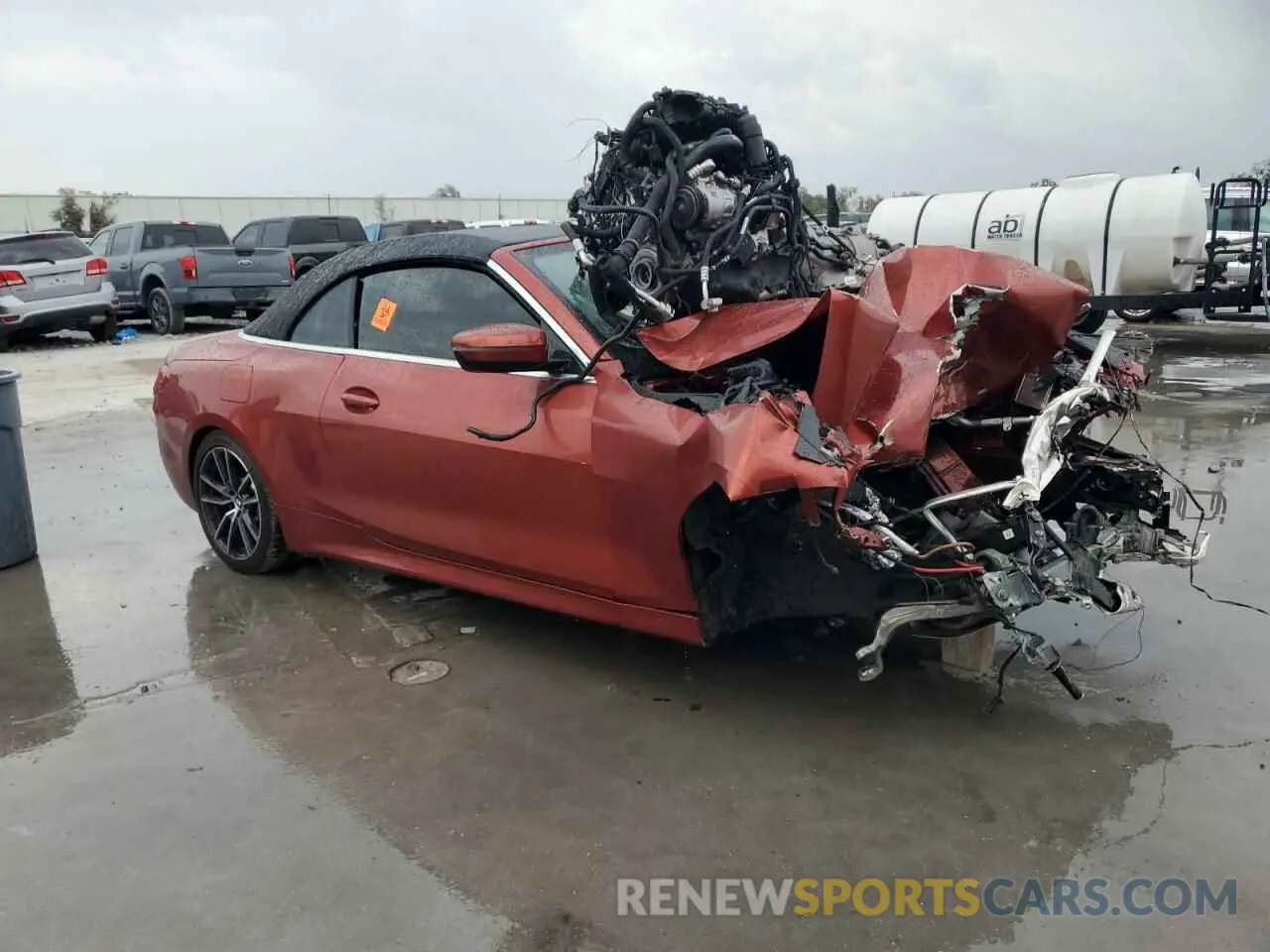4 fotografías del automóvil dañado WBA23AT04NCK24960 BMW 4 SERIES 2022