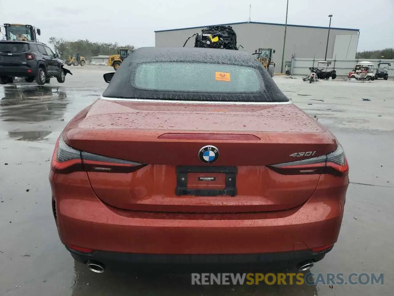 6 fotografías del automóvil dañado WBA23AT04NCK24960 BMW 4 SERIES 2022