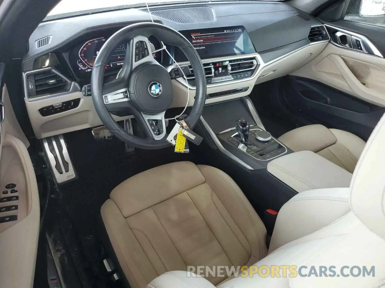 8 fotografías del automóvil dañado WBA23AT07NCK04217 BMW 4 SERIES 2022