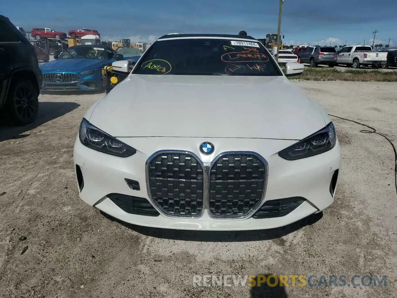 5 fotografías del automóvil dañado WBA23AT08NCJ49289 BMW 4 SERIES 2022