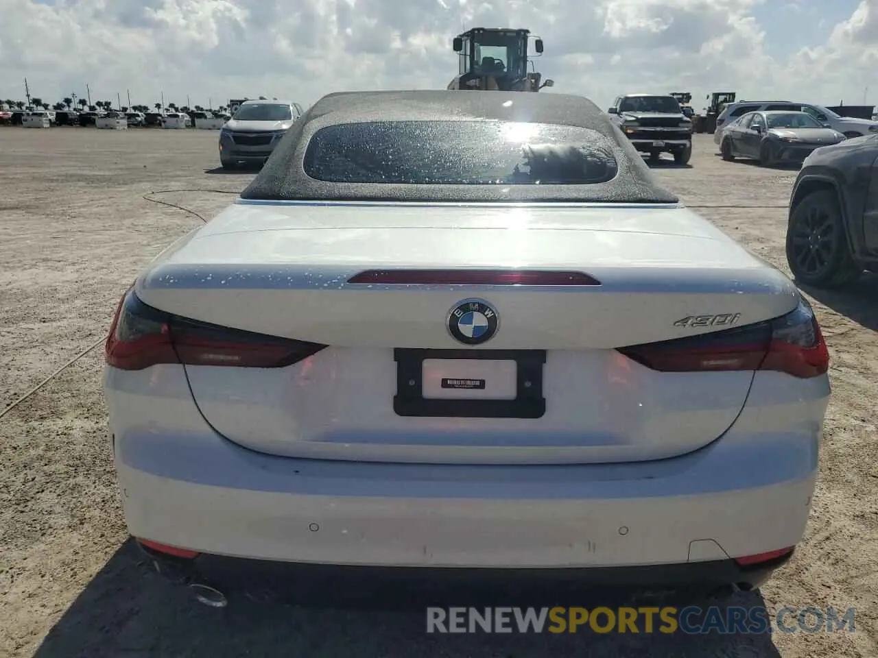 6 fotografías del automóvil dañado WBA23AT08NCJ49289 BMW 4 SERIES 2022