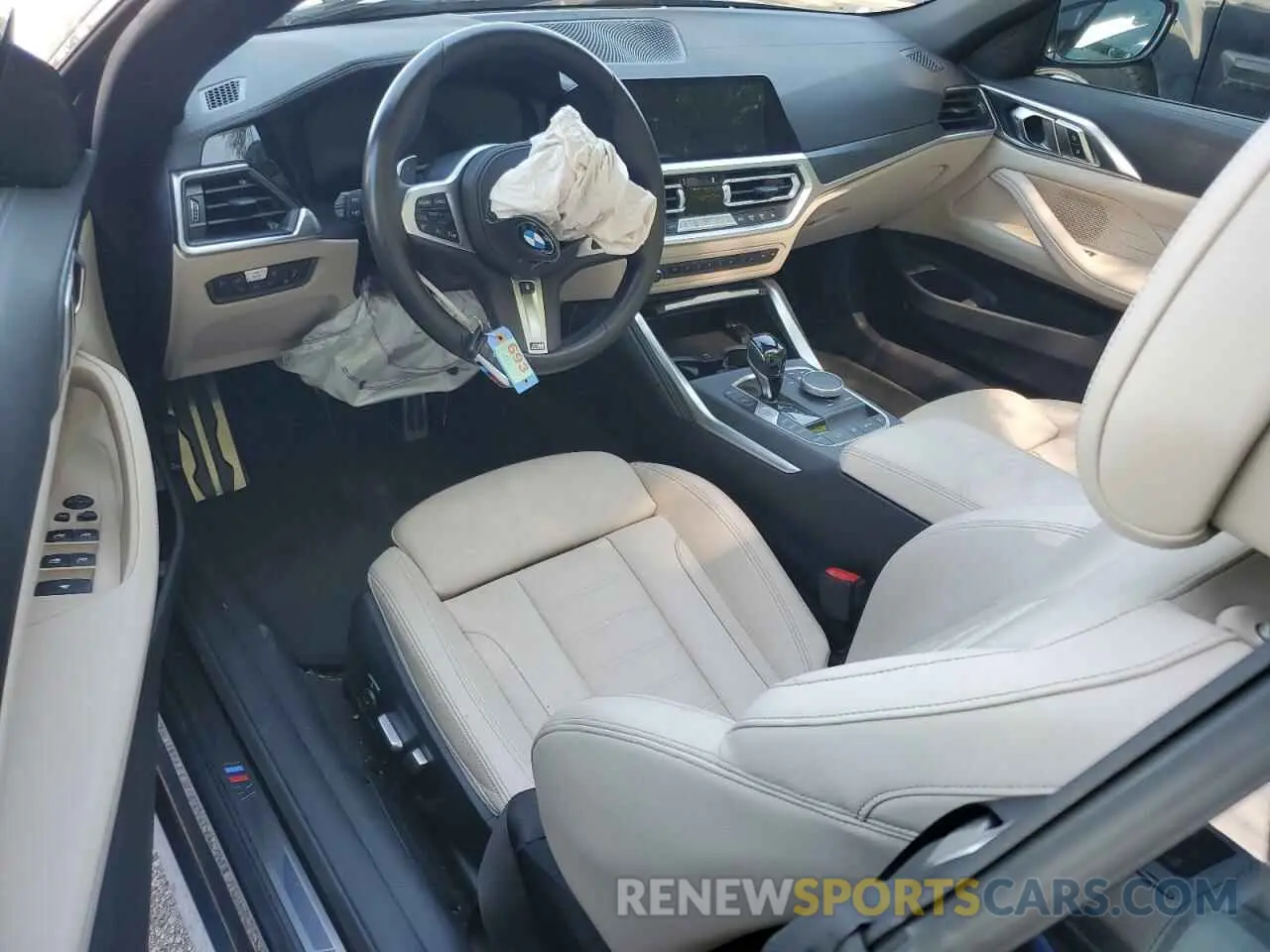 8 fotografías del automóvil dañado WBA23AT08NCJ80445 BMW 4 SERIES 2022