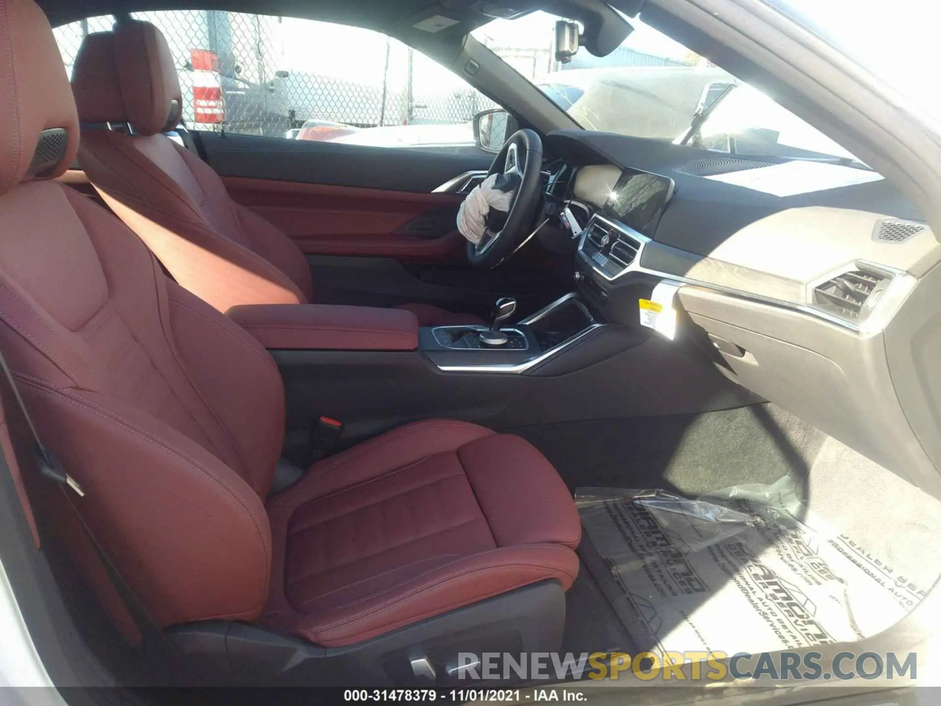 5 fotografías del automóvil dañado WBA43AT00NCH71316 BMW 4 SERIES 2022