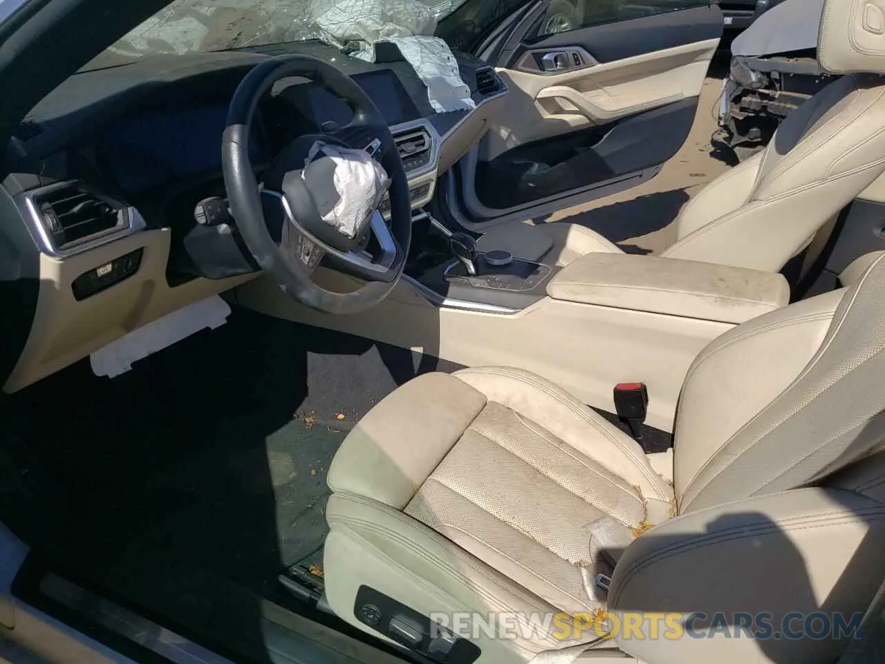7 fotografías del automóvil dañado WBA43AT04NCJ02267 BMW 4 SERIES 2022