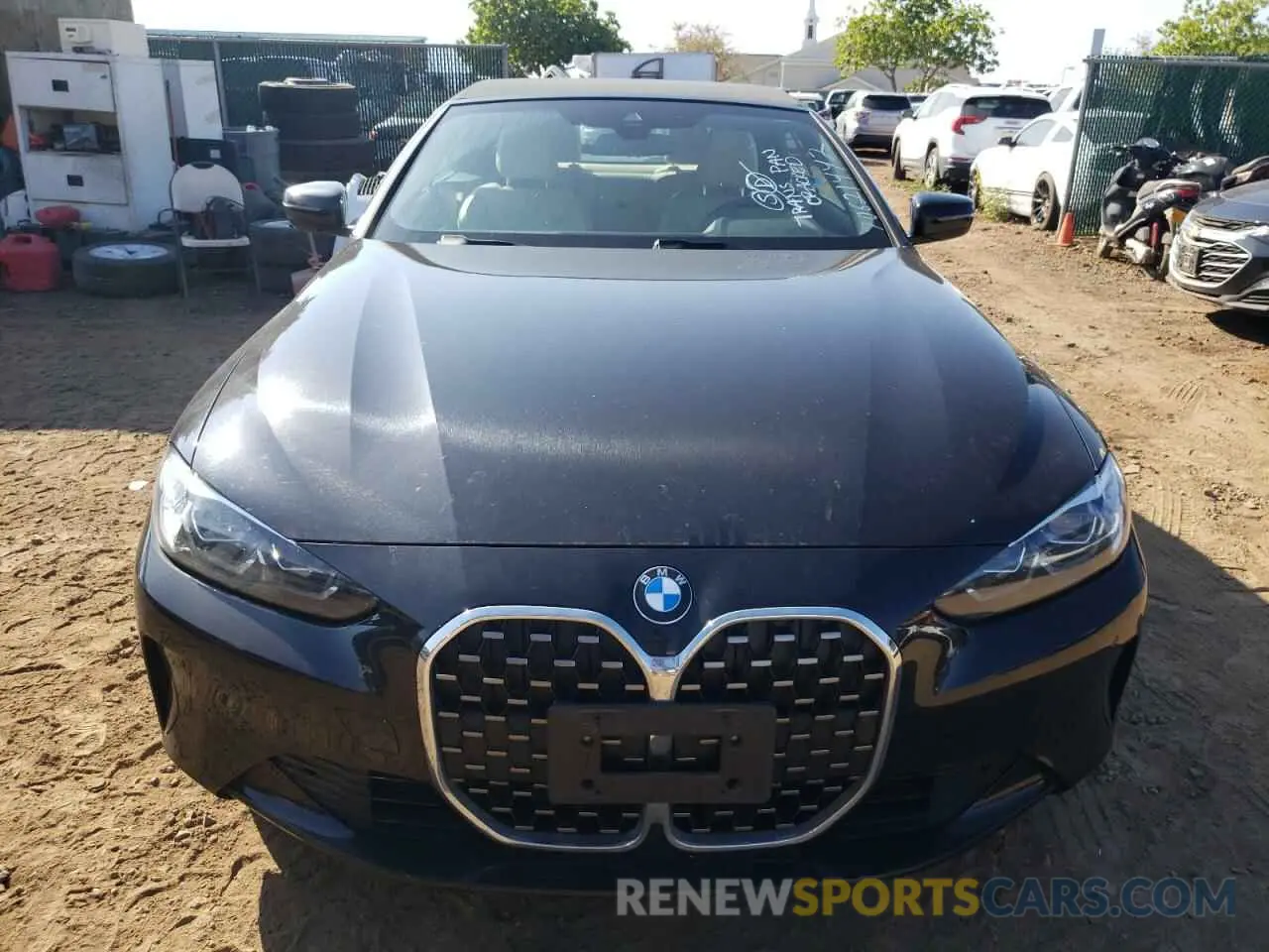 5 fotografías del automóvil dañado WBA43AT07NCJ02232 BMW 4 SERIES 2022