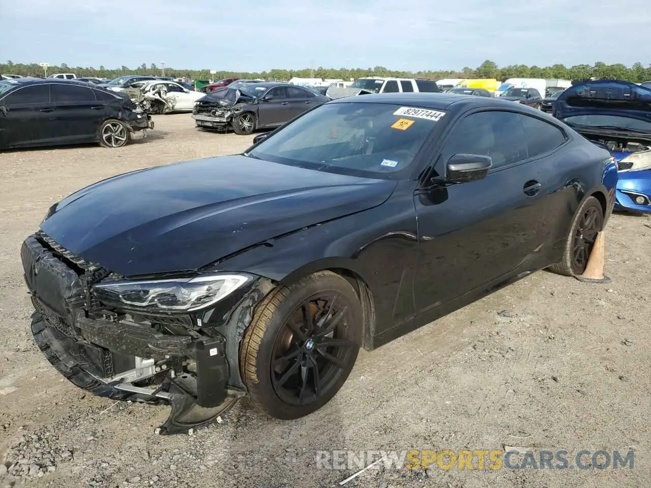 1 fotografías del automóvil dañado WBA53AP05NCJ14989 BMW 4 SERIES 2022