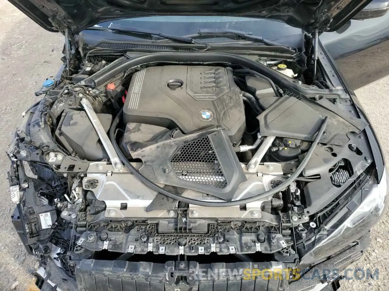11 fotografías del automóvil dañado WBA53AP05NCJ14989 BMW 4 SERIES 2022