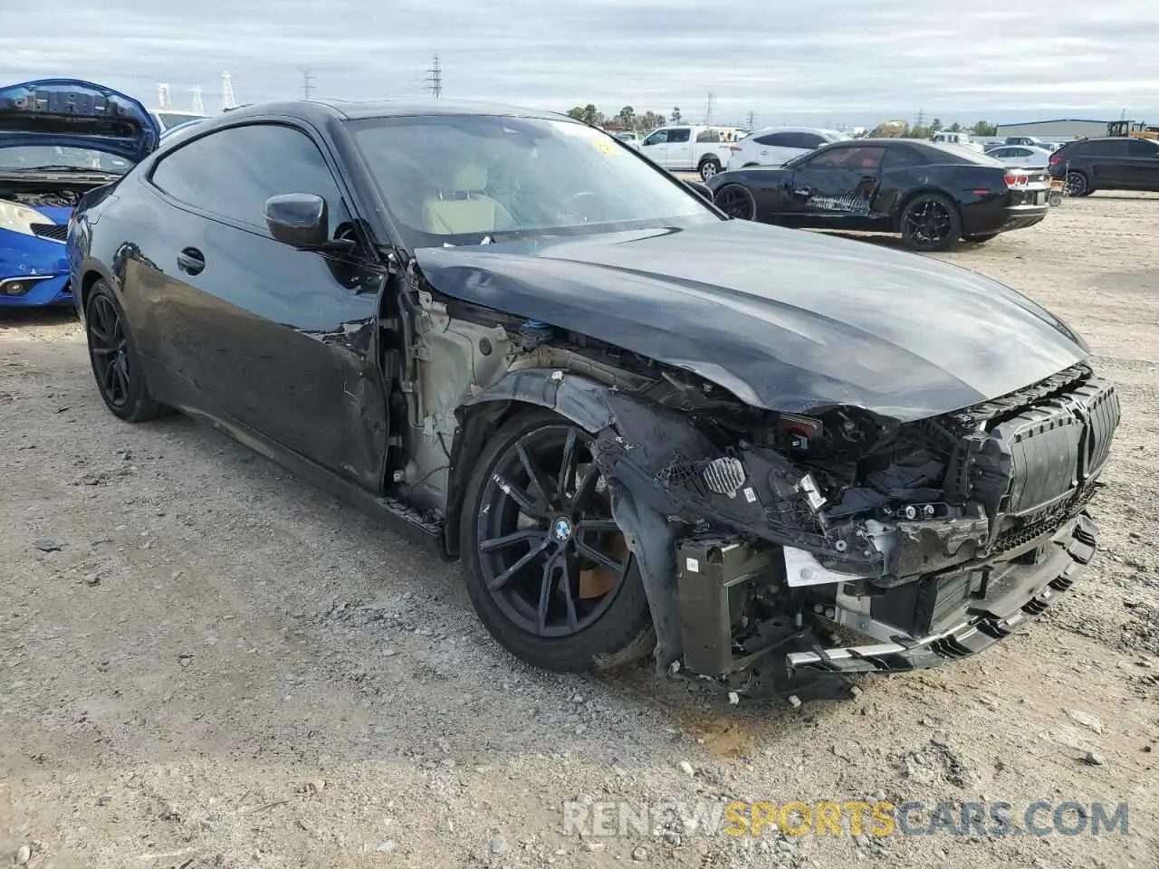 4 fotografías del automóvil dañado WBA53AP05NCJ14989 BMW 4 SERIES 2022
