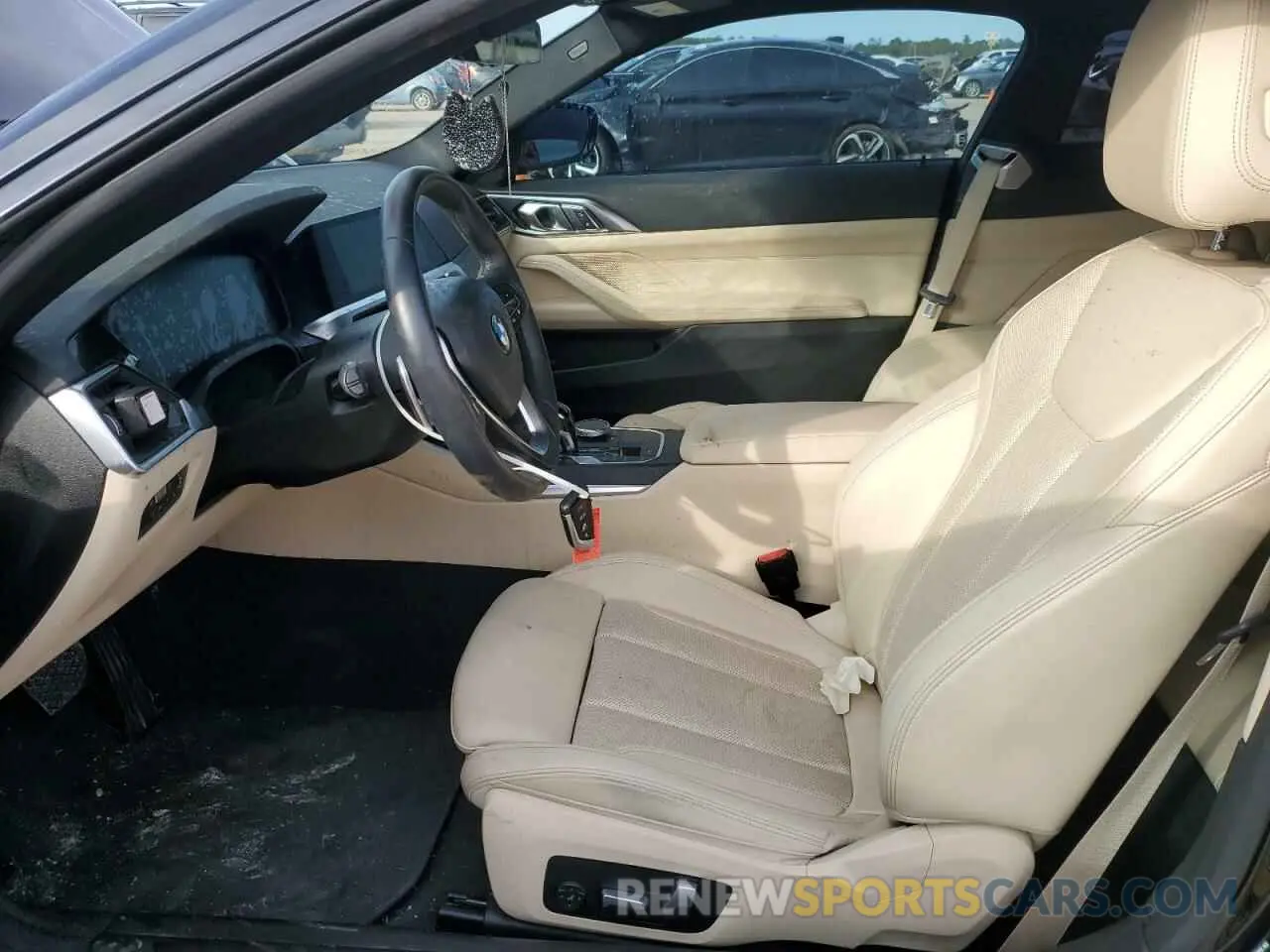 7 fotografías del automóvil dañado WBA53AP05NCJ14989 BMW 4 SERIES 2022