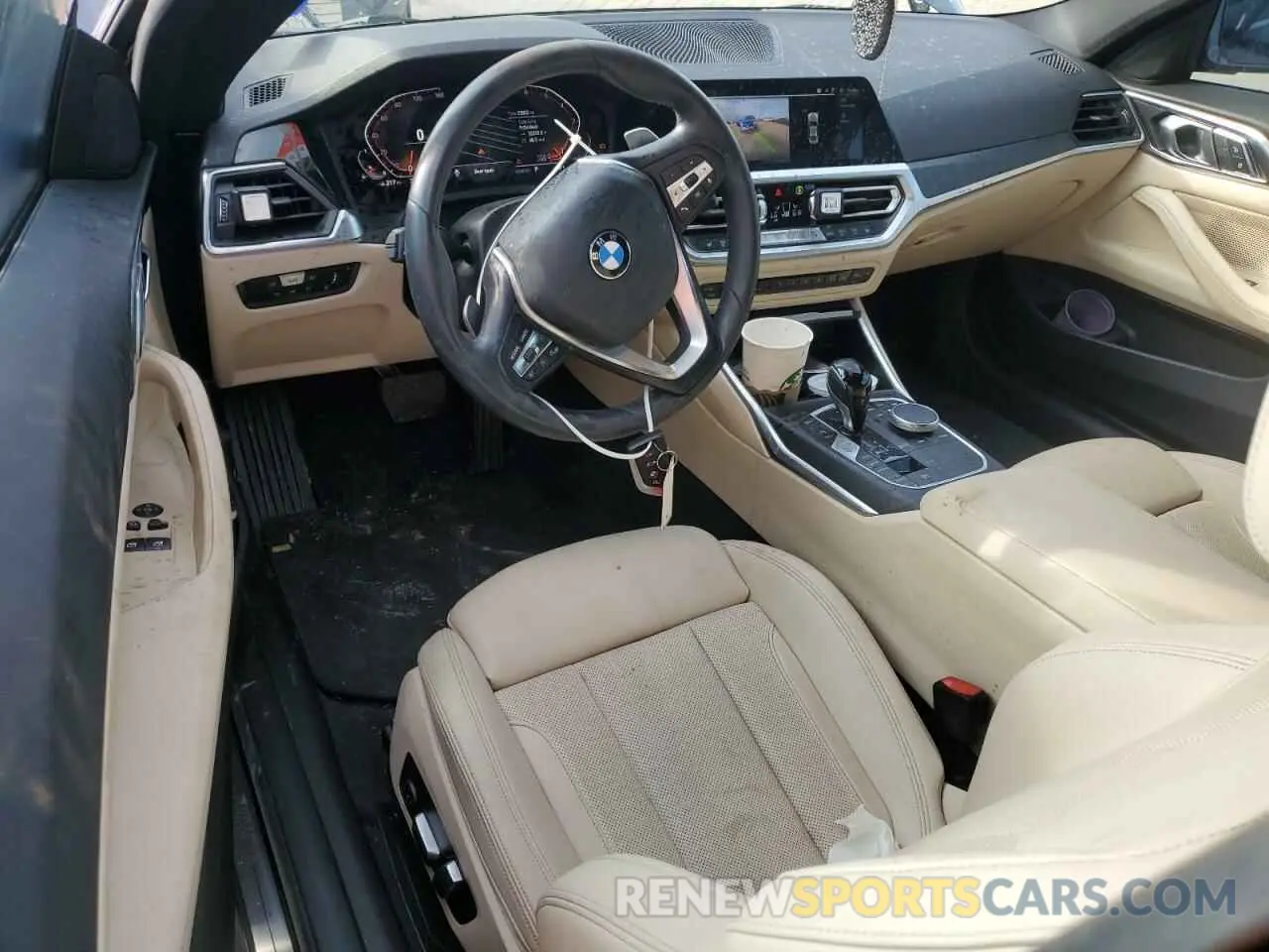 8 fotografías del automóvil dañado WBA53AP05NCJ14989 BMW 4 SERIES 2022