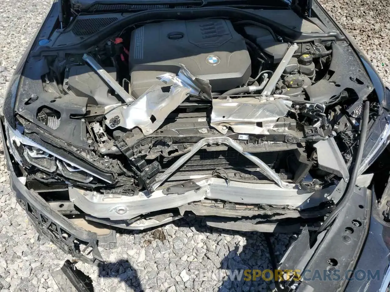 11 fotografías del automóvil dañado WBA53AP07NCJ14475 BMW 4 SERIES 2022