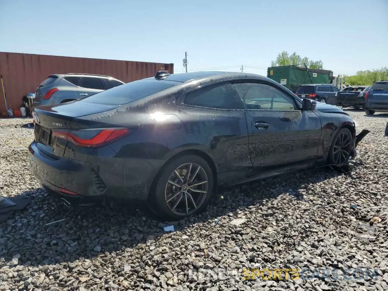 3 fotografías del automóvil dañado WBA53AP07NCJ14475 BMW 4 SERIES 2022