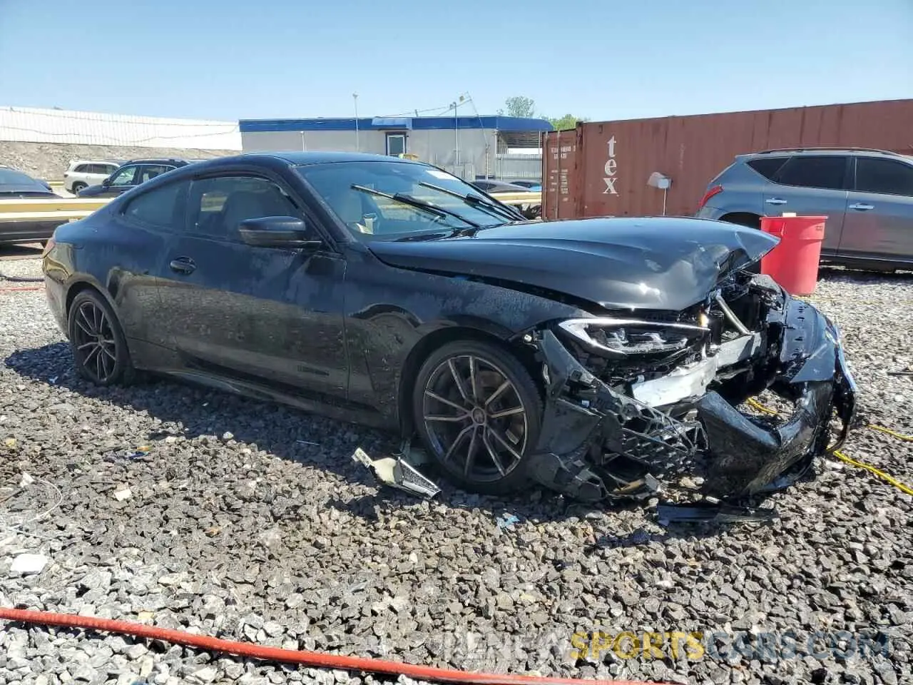 4 fotografías del automóvil dañado WBA53AP07NCJ14475 BMW 4 SERIES 2022