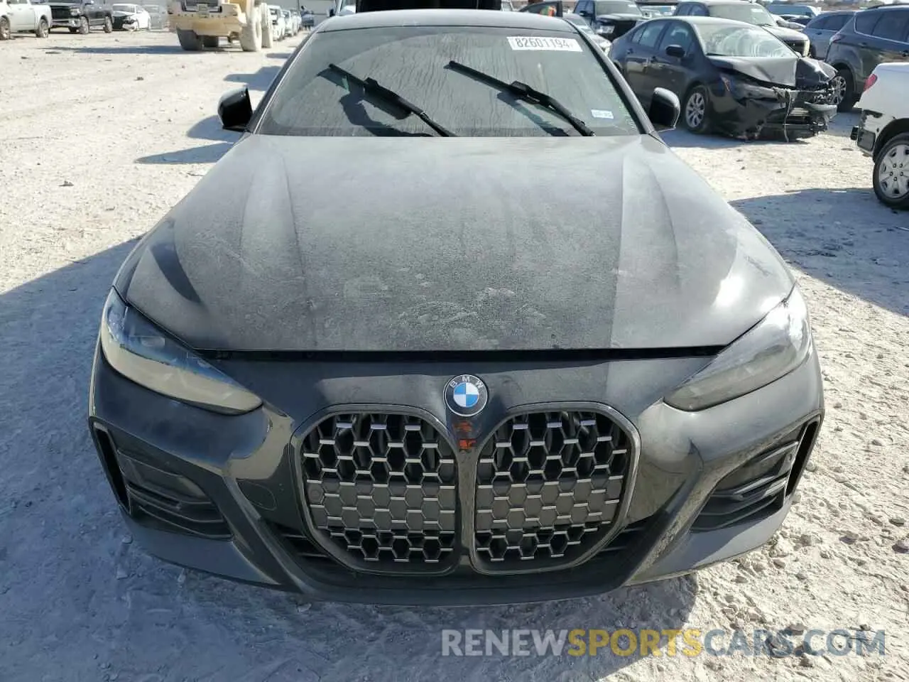 5 fotografías del automóvil dañado WBA53AP07NCJ97003 BMW 4 SERIES 2022