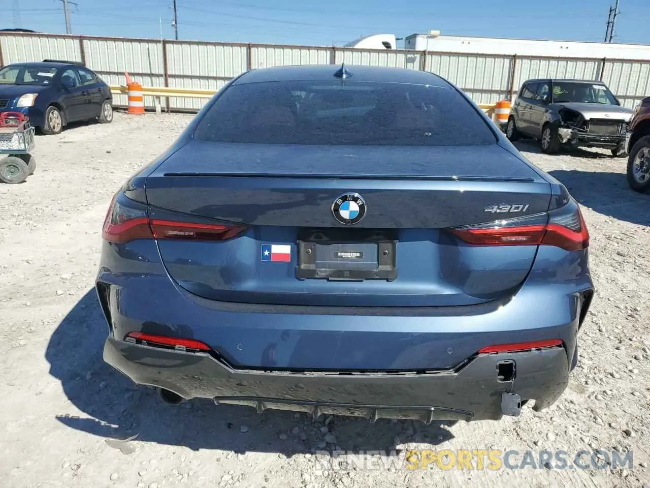 6 fotografías del automóvil dañado WBA53AP09NCJ66805 BMW 4 SERIES 2022