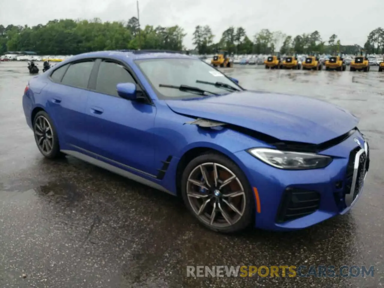 4 fotografías del automóvil dañado WBA63AV01NFL98112 BMW 4 SERIES 2022