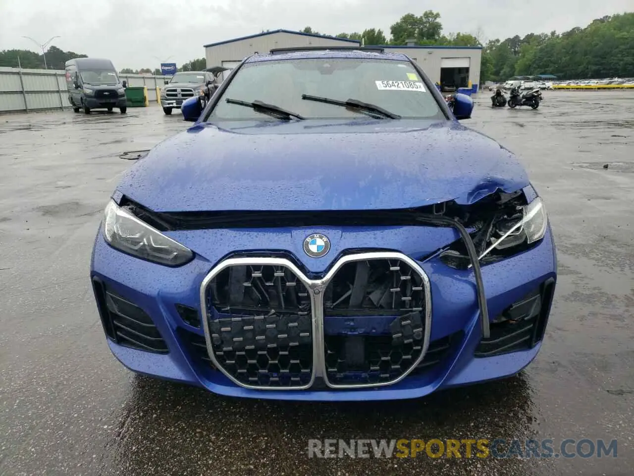 5 fotografías del automóvil dañado WBA63AV01NFL98112 BMW 4 SERIES 2022