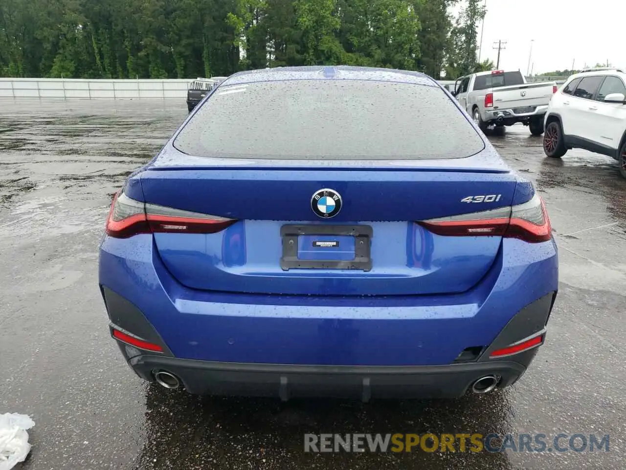 6 fotografías del automóvil dañado WBA63AV01NFL98112 BMW 4 SERIES 2022