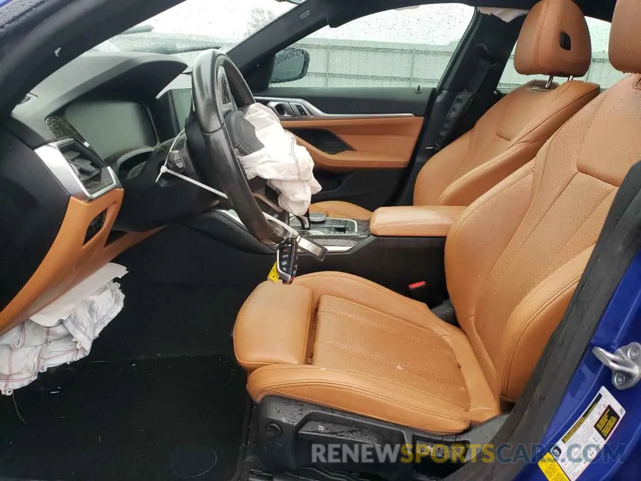7 fotografías del automóvil dañado WBA63AV01NFL98112 BMW 4 SERIES 2022