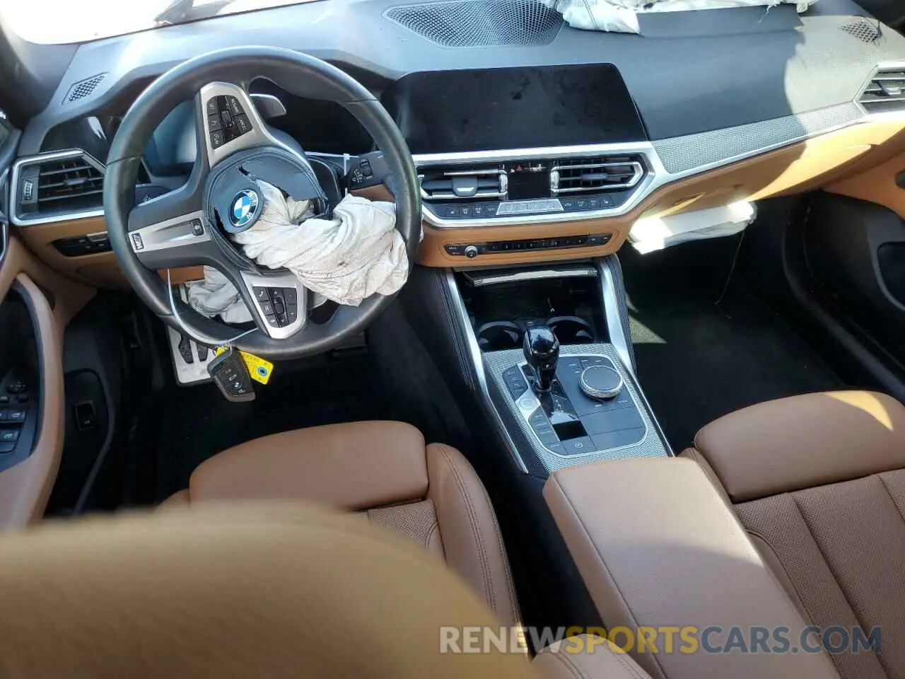 8 fotografías del automóvil dañado WBA63AV01NFM18231 BMW 4 SERIES 2022