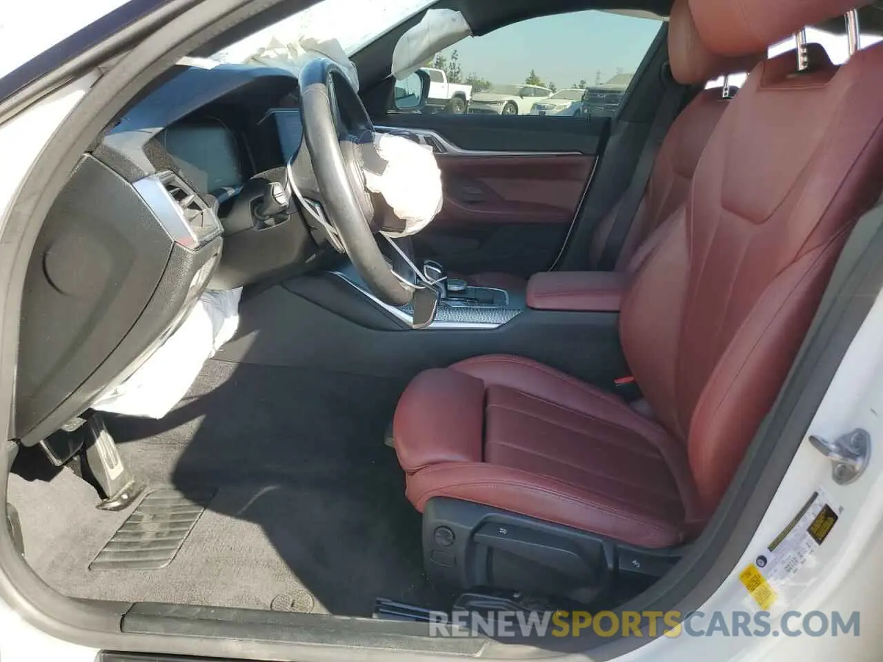 7 fotografías del automóvil dañado WBA63AV02NFL96708 BMW 4 SERIES 2022