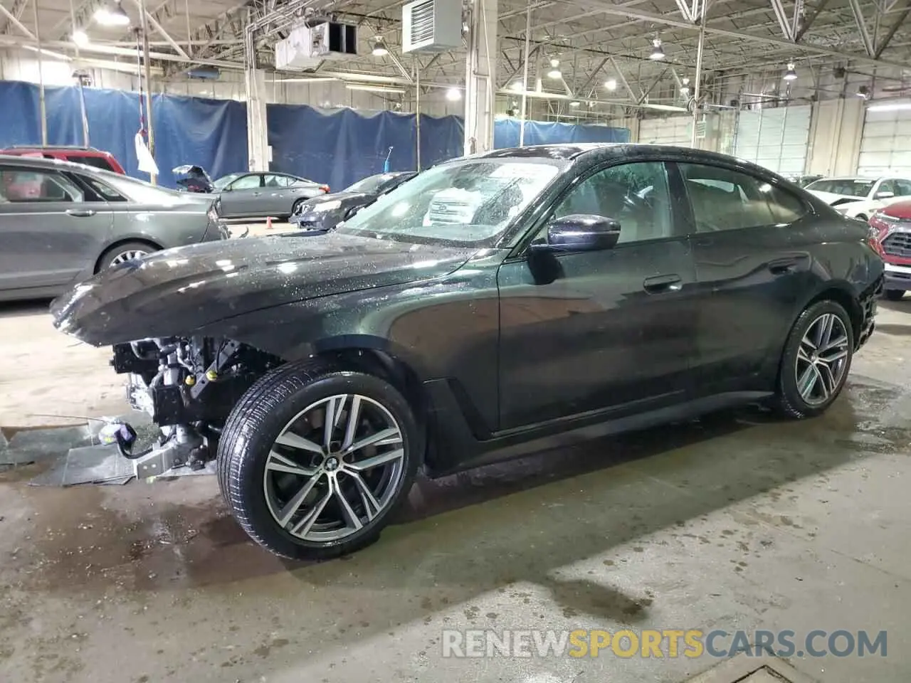 1 fotografías del automóvil dañado WBA63AV03NFM21471 BMW 4 SERIES 2022