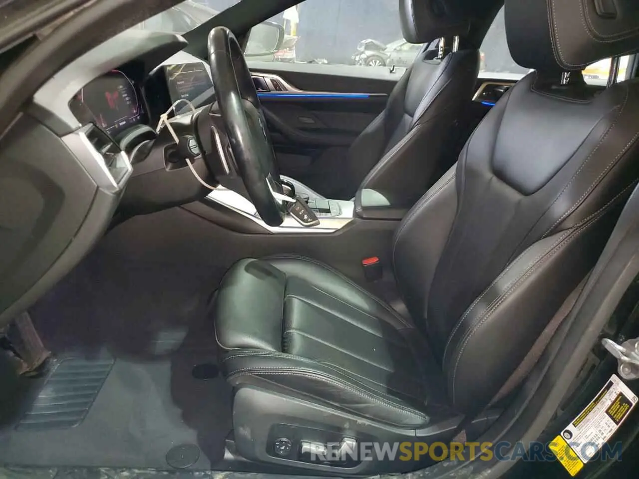 7 fotografías del automóvil dañado WBA63AV03NFM21471 BMW 4 SERIES 2022