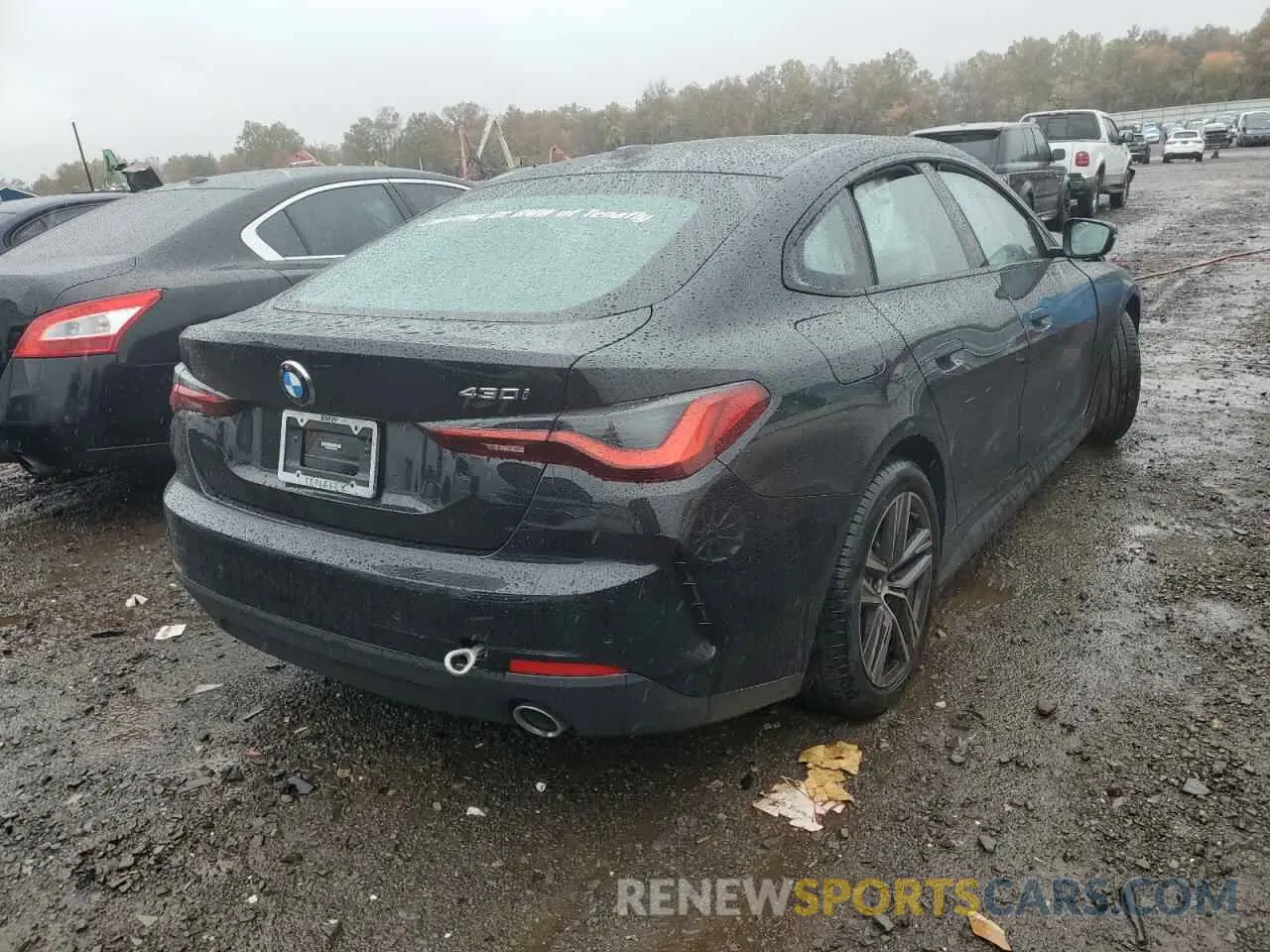 4 fotografías del automóvil dañado WBA63AV06NFM10786 BMW 4 SERIES 2022