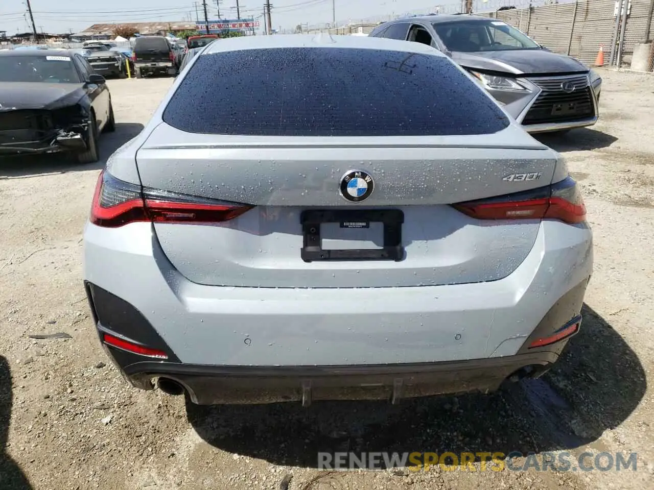 6 fotografías del automóvil dañado WBA63AV07NFM04916 BMW 4 SERIES 2022