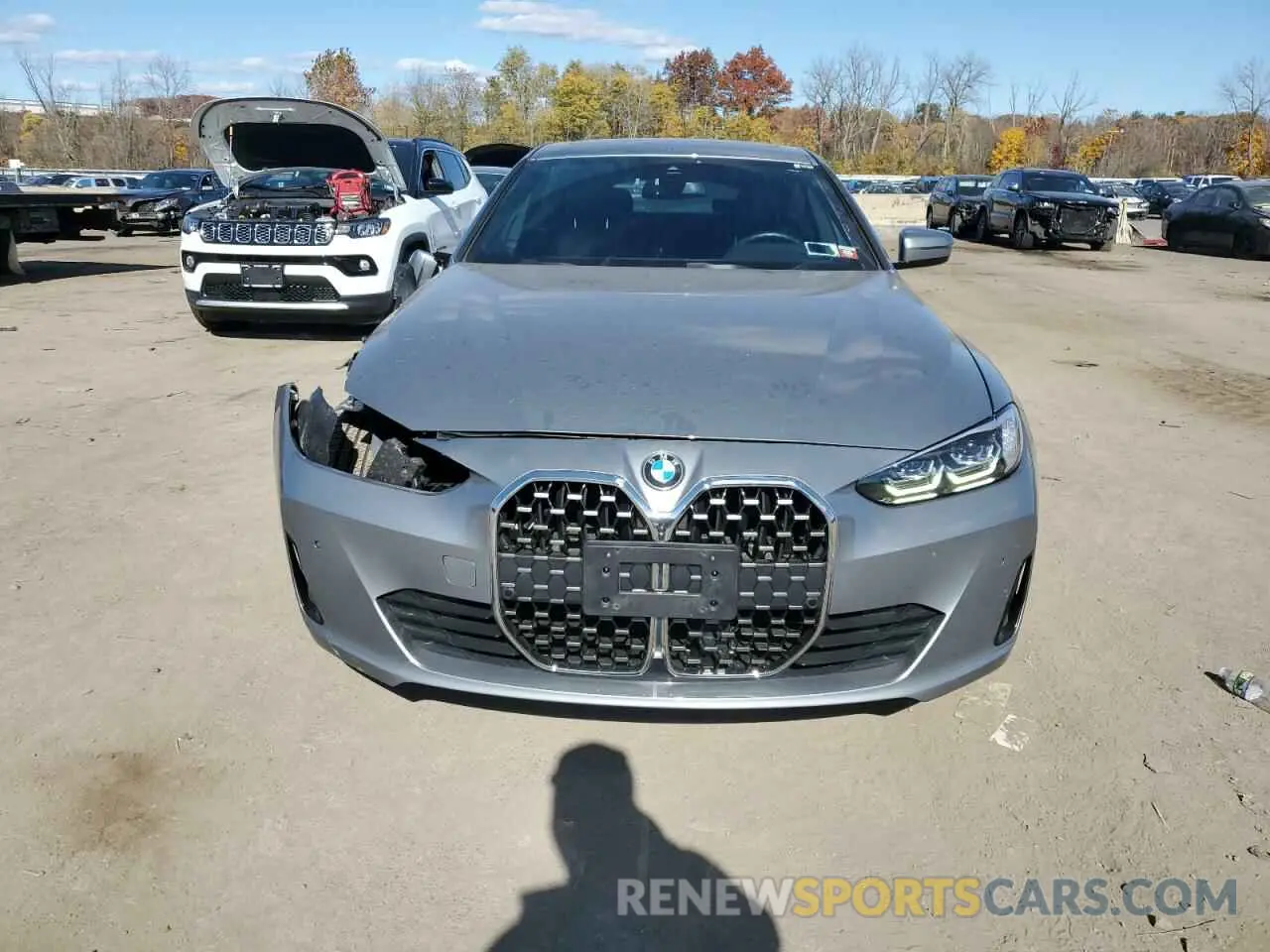 5 fotografías del automóvil dañado WBA63AV07NFM09890 BMW 4 SERIES 2022