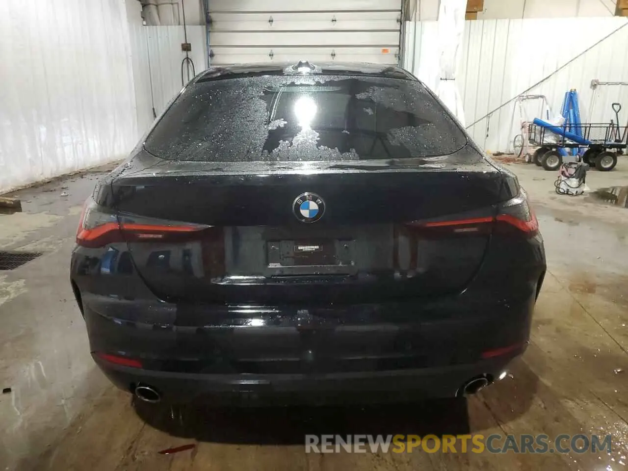 6 fotografías del automóvil dañado WBA63AV08NFM16380 BMW 4 SERIES 2022