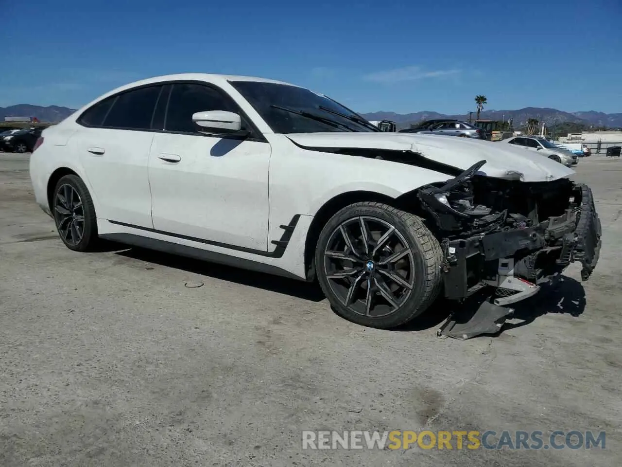 4 fotografías del automóvil dañado WBA63AV09NFM36850 BMW 4 SERIES 2022