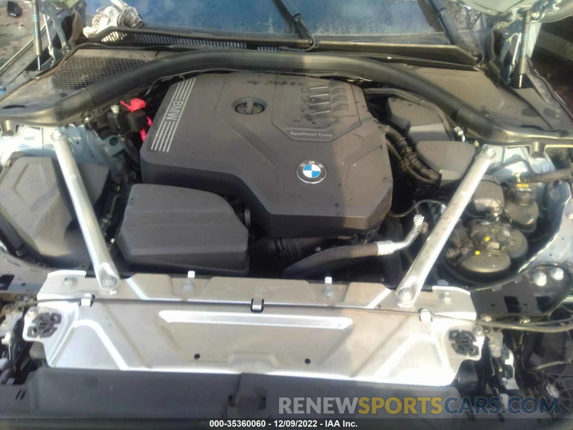 10 fotografías del automóvil dañado WBA73AP02NCK63692 BMW 4 SERIES 2022
