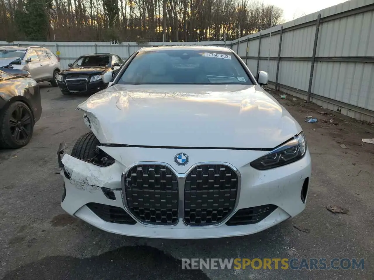 5 fotografías del automóvil dañado WBA73AP05NCJ20767 BMW 4 SERIES 2022