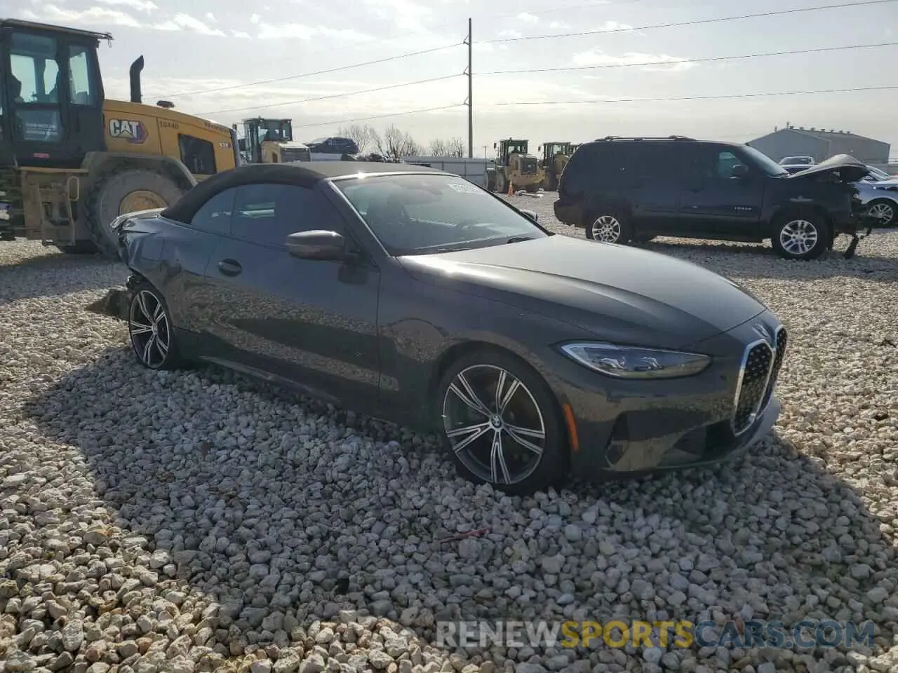 4 fotografías del automóvil dañado WBA23AT03PCL45532 BMW 4 SERIES 2023