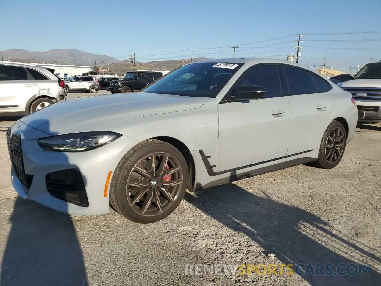 1 fotografías del automóvil dañado WBA63AV07PFN44077 BMW 4 SERIES 2023