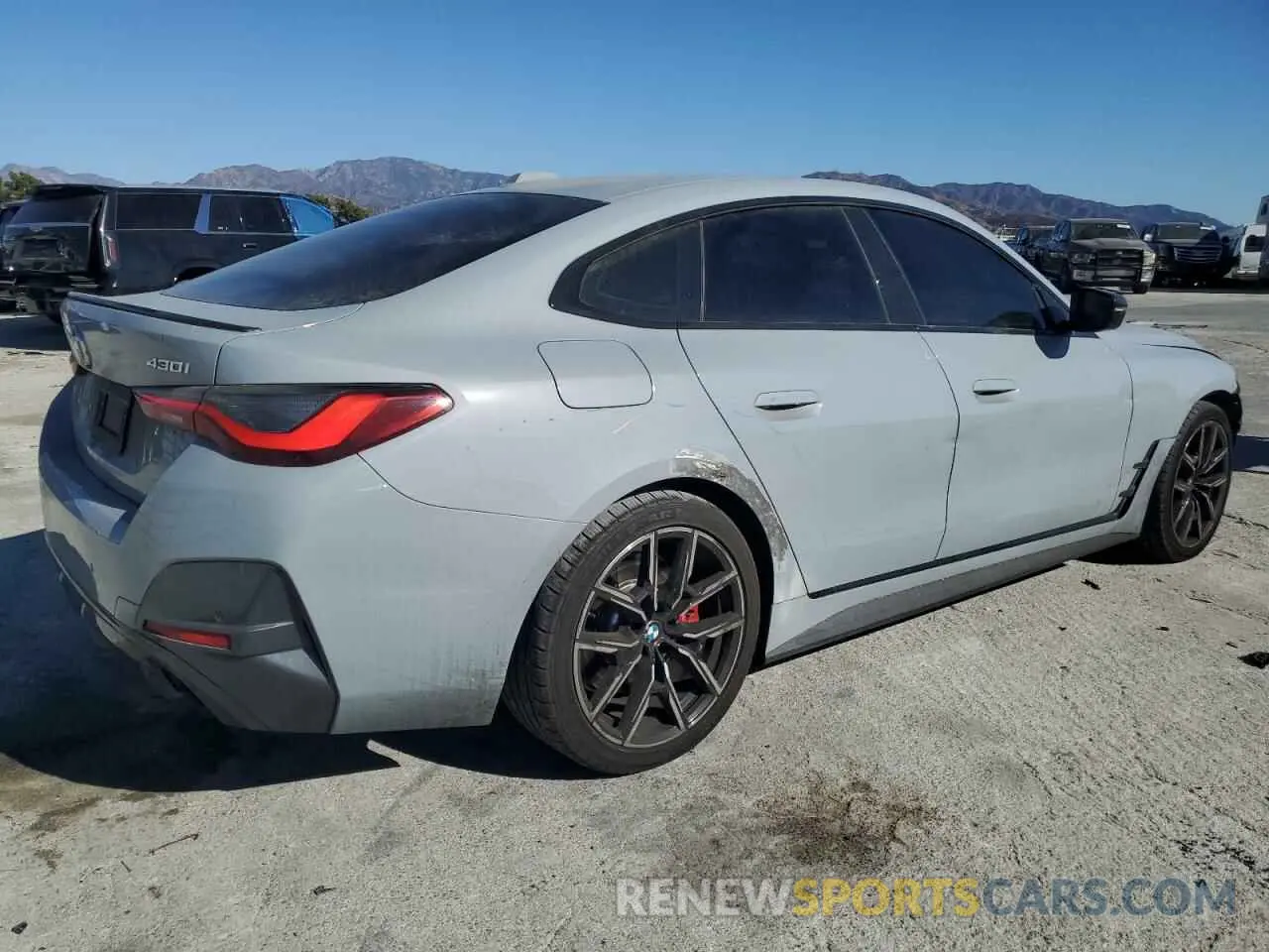 3 fotografías del automóvil dañado WBA63AV07PFP23963 BMW 4 SERIES 2023