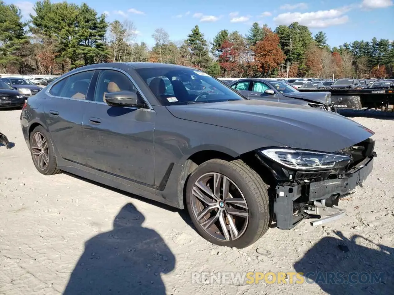 4 fotografías del automóvil dañado WBA73AV02PFN09774 BMW 4 SERIES 2023