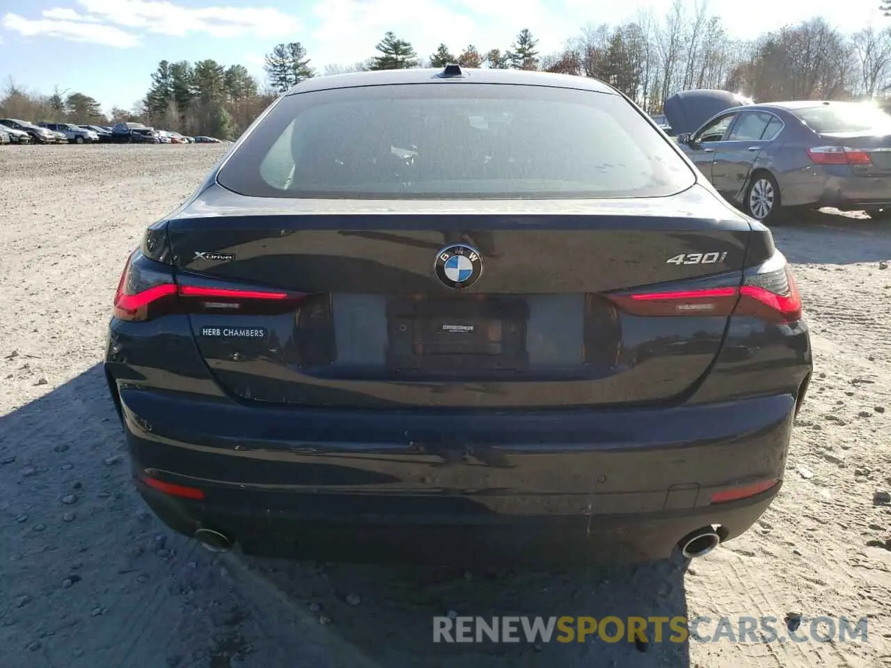 6 fotografías del automóvil dañado WBA73AV02PFN09774 BMW 4 SERIES 2023